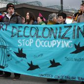 Start Decolonizing. Community March Against Racism. Vancouver, March 18, 2012.