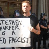 Taking the streets in downtown Toronto 