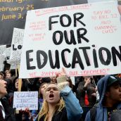 High school students set for 'class' war