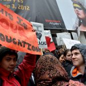 High school students set for 'class' war