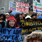 High school students set for 'class' war