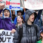High school students set for 'class' war