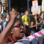 Tamil refugee support rally in Vancouver