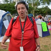 Tent Village Grows as Eviction Standoff Continues  
