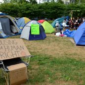 Tent Village Grows as Eviction Standoff Continues  