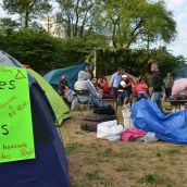 Tent Village Grows as Eviction Standoff Continues  