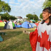 Tent Village Grows as Eviction Standoff Continues  