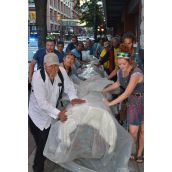 Log Jam Stops Traffic in DTES