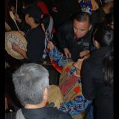 Grand Chief Stewart Phillip at Police station rally