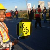 ZIM ship triggers protest