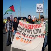 Israeli ships protest - Vancouver 