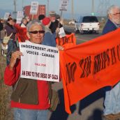 Israeli ships protest - Vancouver 