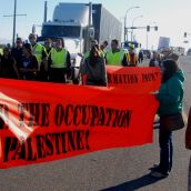 Israeli ships protest - Vancouver 