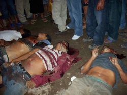 Photos of November 15 2010 massacre in Tumbador, Trujillo, Honduras