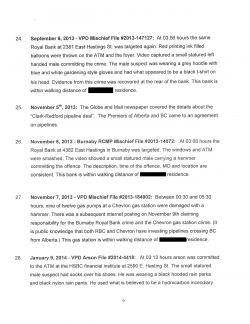 Anti-Pipeline Graffiti Raid Update: VPD Claiming $500,000 in Damages Not Including Graffiti