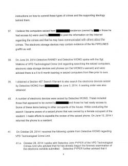 Anti-Pipeline Graffiti Raid Update: VPD Claiming $500,000 in Damages Not Including Graffiti