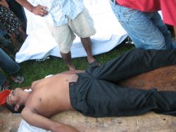 Photos of November 15 2010 massacre in Tumbador, Trujillo, Honduras
