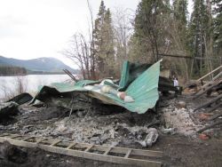 Arson on a Wet’suwet’en Cabin
