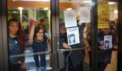 Three women arrested for occupying police station to demand investigation into DTES resident and Indigenous woman Ashley's death are released with charges