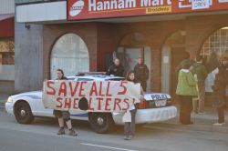 Police Arrest Eight Housing Activists At Fraser Shelter