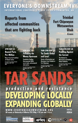 Community members gather to strengthen movement against tar sands extraction worldwide