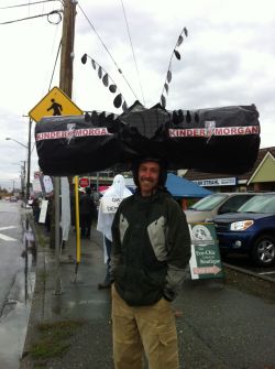 Scary Costume: A Kinder Morgan Pipeline Spill