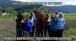 Splatsin elders defend burial ground 