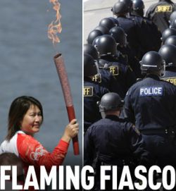 Mobilization Against Start of Olympic Torch Relay